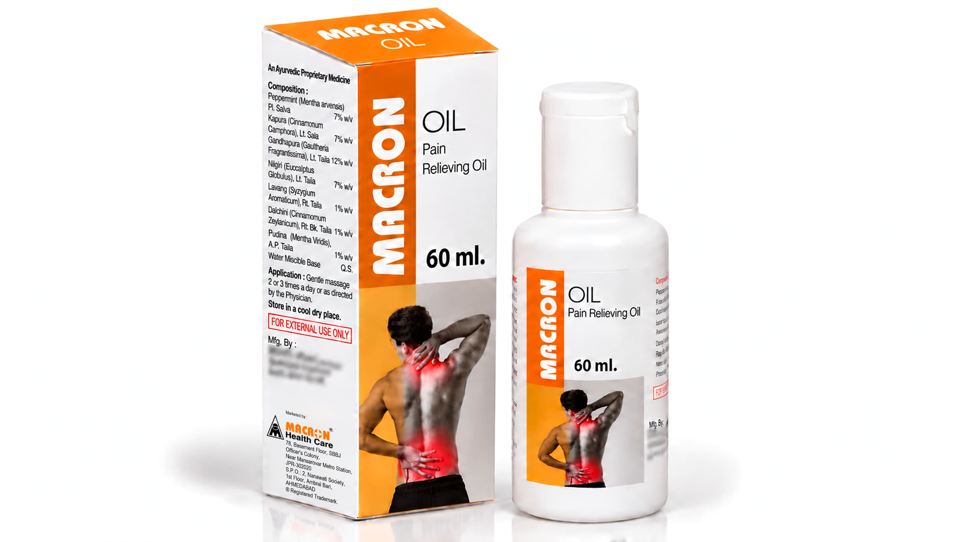 Macron Oil Ayurvedic Pain Relief Oil product photo