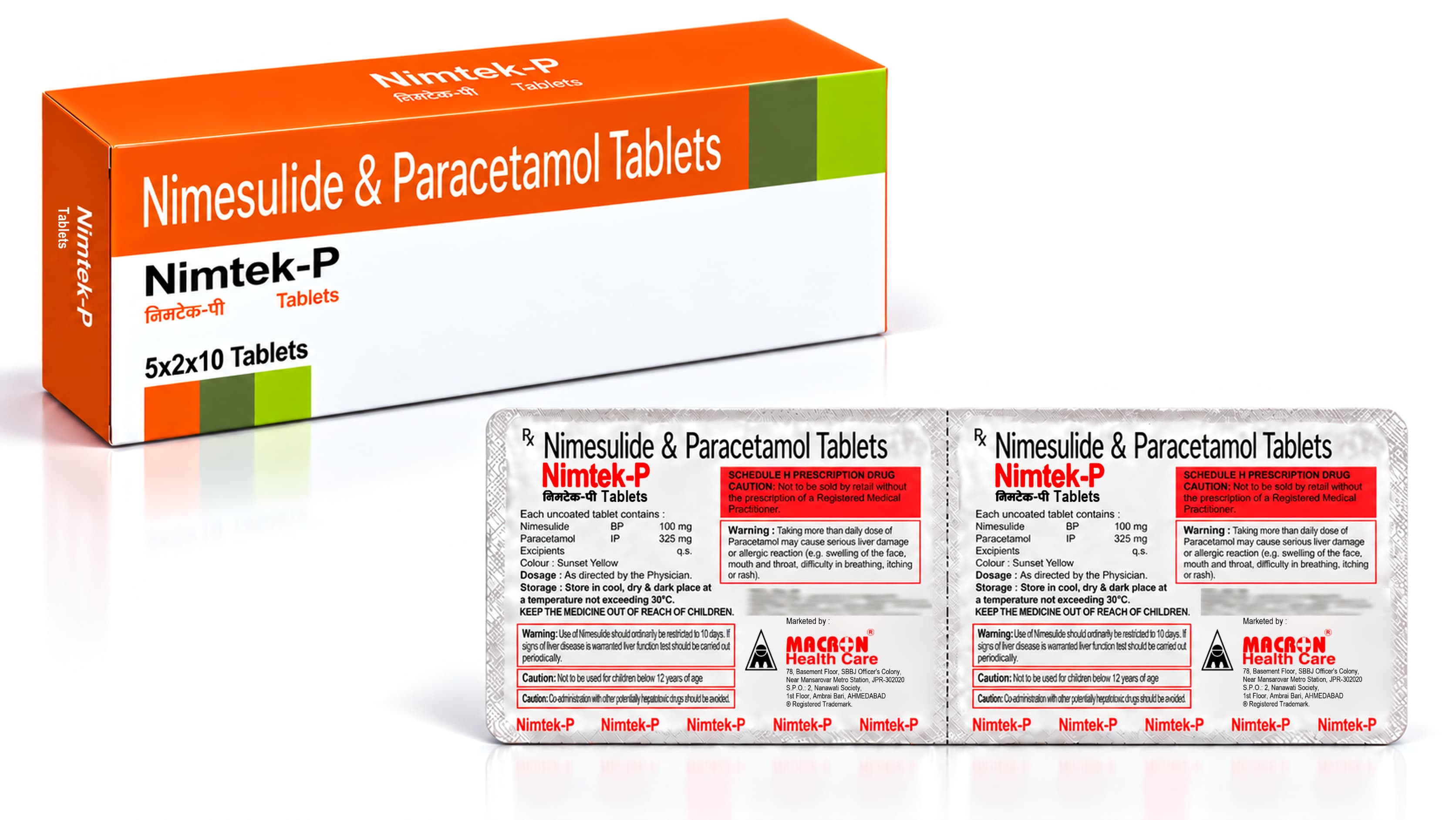 Nimtek-P Tablets product photo